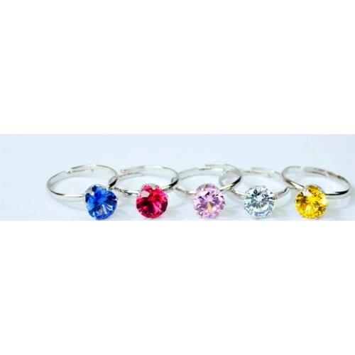 150Pcs Fashion 1.2 Ct AAA Zircon Engagement Rings Lot For Women Girls Wedding Ring Austrian Crystal Jewelry Big Wholesale LR4060