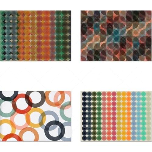 Color abstract wall art printing, abstract multi-color art color decoration, large modern abstract art color decoration poster