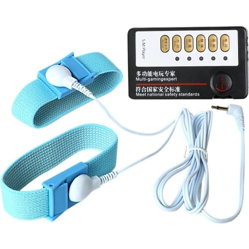IKOKY Electric Shock Medical Themed Toys Cock Rings Penis Extender Penis Stimulator 2 Pieces Sex Toys for Men