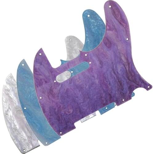 FLEOR 1PC Acrylic Shell Color Guitar Pickguard Scratch Plate with Screws for TL Electric Guitar