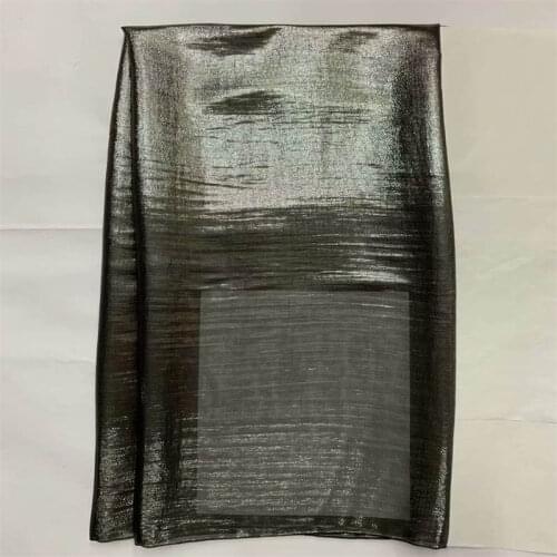 CEP/ Hot Sale Fashion high quality solid color African silk fabric 5 yards Swiss voile lace tissu for ladies party dress! (02149