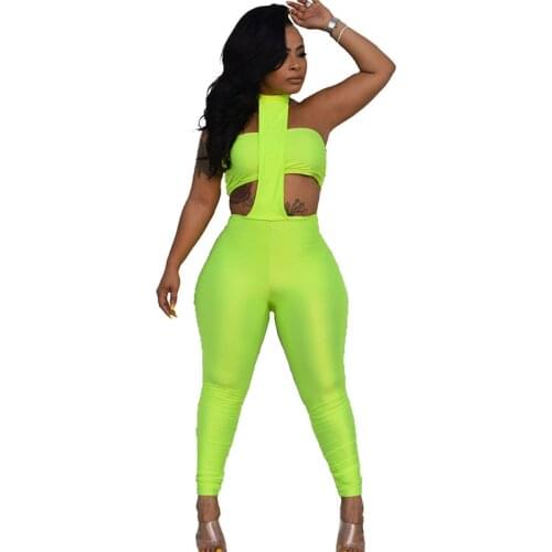 Sexy Bandage Bodycon Rompers Womens Jumpsuit Party Club One Piece Outfits Sleeveless Skinny Romper Overalls for Women Body Suit