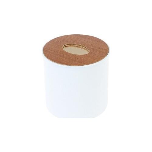 BF040 High-grade multilayer wood box lid round wooden cover napkin box fashion tissue box 13.5*13cm Free shipping