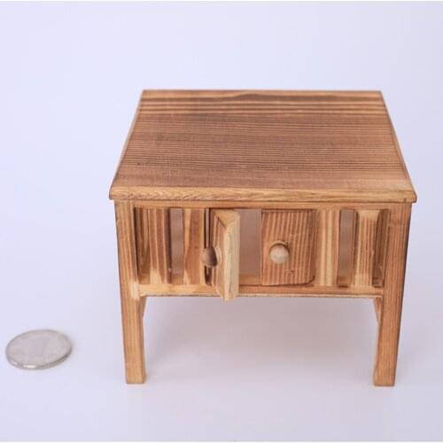 1/12 Doll House Table Home Living Room Accessorie Model for Kids Boys Girls