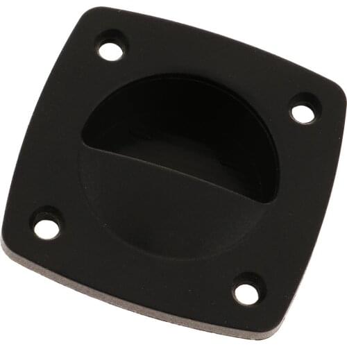 Plastic Recessed Flush Sliding Door Handle Pull Square 58 x 58mm for Motorboat Marine Boat Yacht Cabin