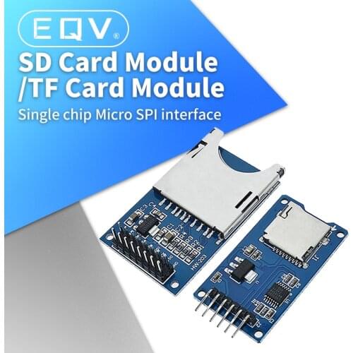 Smart Electronics Reading and Writing Module SD Card Module Slot Socket Reader ARM MCU for arduino DIY Starter Kit WAVGAT