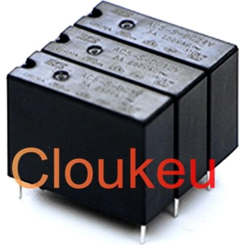 Relay AC5N-S-DC5V 12V 24V 5A 4pin G5NB HF46F