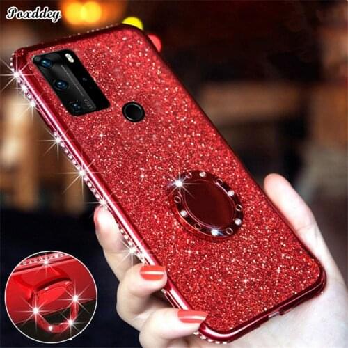 Luxury Glitter TPU Case For OPPO Reno 2 Z 3 Pro 4 Lite A3S A5S A7 A5 A9 2020 A31 A53 A93 A52 A72 A91 Bling Diamond Cover A12 AX7