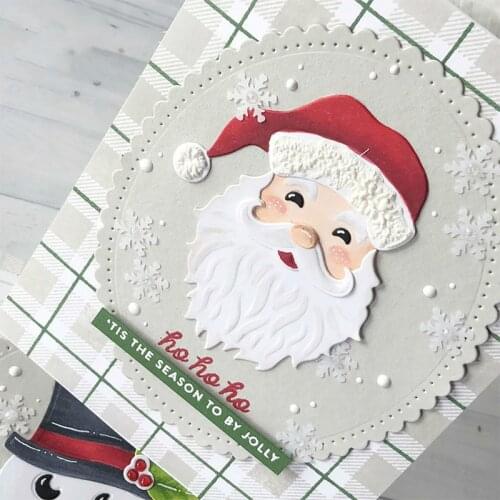 Christmas Santa Claus Metal Cutting Dies Stencils Template for DIY Scrapbooking Photo Card Decorative Paper Craft Dies Cut 2019