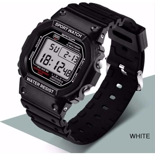 SANDA Men Watches Top Brand Mens Date Waterproof Quartz Watch Male Fashion Military Sport Wristwatch Relogio Masculino Saat