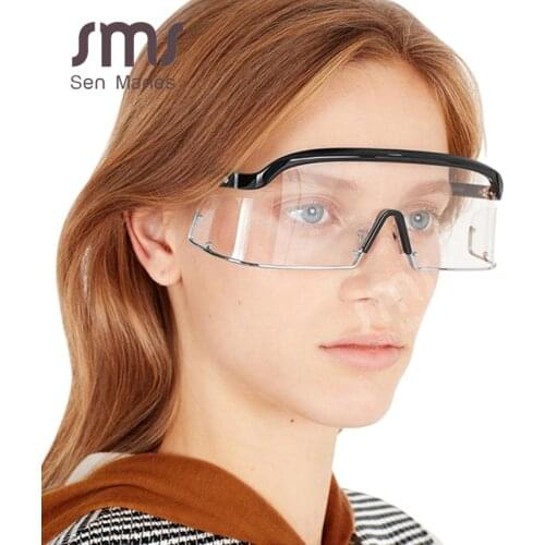 Polarized Square Sunglasses Men Women Fashion Oversized Mirror Men Shades Glasses Luxury Brand Metal Rivet Female Eyewear UV400