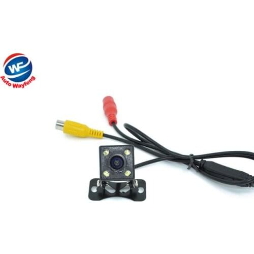 Universal 4 LED CCD CCD Car Camera Parking Camera with Waterproof Wide Angle Car RearView Camera with free shipping
