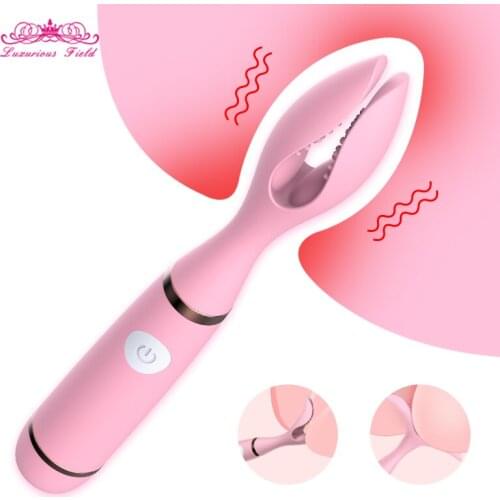 Clip Vibrator Masturbation 10 Speed Clitoris Nipple Massager Couples Dildo G spot Stimulator Sex Toy for Women