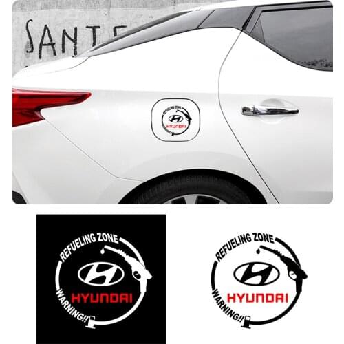 1Pcs Car Sticker Fuel Tank Car Decal Reflective Vinyl Sticker Car Exterior Accessories For Hyundai Solaris i20 i30 ix20 ix35