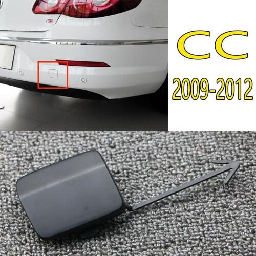 3C8807441 Primed Rear Bumper Tow Bar Cover Cap Flap Trailer Hitch Mount For VW Passat CC 2009 2010 2011 2012 3C8 807 441