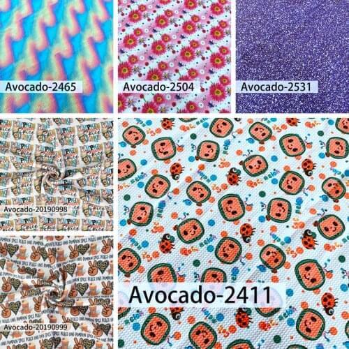 50*150cm Leather Hot Cartoon Colorful Flower Pattern Printed Polyster Cotton Liverpool Bullet Fabric for DIY Handmade By Yards