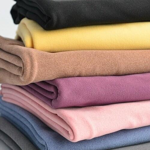 50*185cm De Velvet Self-heating Autumn And Winter Thickening Thermal Underwear Bottoming Home Service Stretch Knitted Fabric
