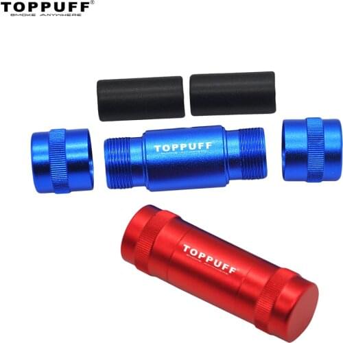 TOPTOPPUFF Aluminum Pollen Press Presser Compressor Herb Grinder Tobacco Spice Presser Smoking Herbal Accessories