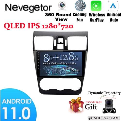 9 inch 2 din Android 10 DSP RDS Car Multimedia Video Player For Subaru Forester 2017 2018 Wifi GPS Navigation Stereo