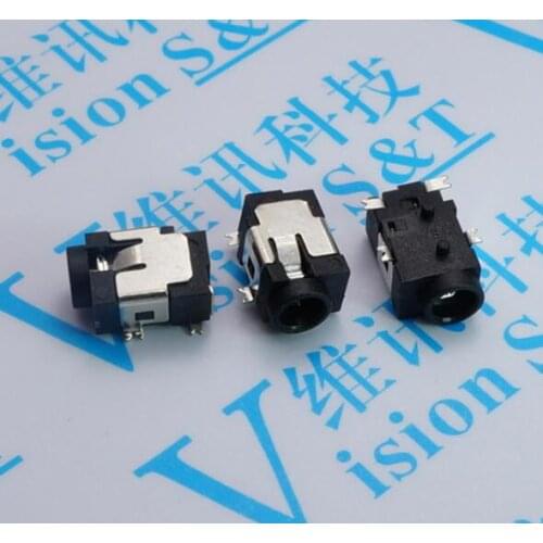 Free shipping 20PCS DC-031A DC031A DC031 3.5*1.3mm SMD 4PIN DC POWER SOCKET FEMALE DC CONNECTOR ROHS