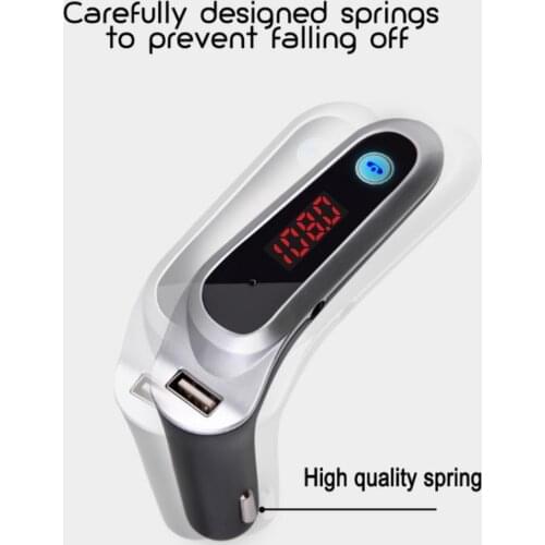 USB TF Card Support Wireless Charger Bluetooth Car LCD Hands-Free Tablets Mobile Player Kit FM MP3 Phones Transmitter Music T9P3