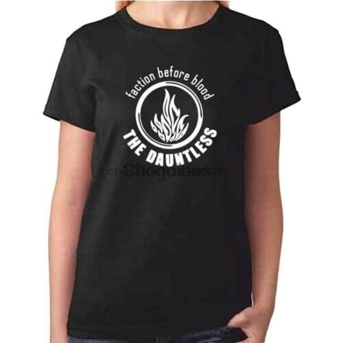 DAUNTLESS Divergent Tshirt Faction Before Blood Ladies Womens Girls DVD Movie