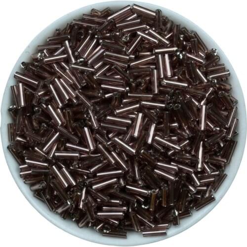 Multi Color Silver Lined Bugle Czech Glass Seed Spacer Beads 500pcs/lot Austria Crystal Long Tube Beads For Jewelry Making DIY