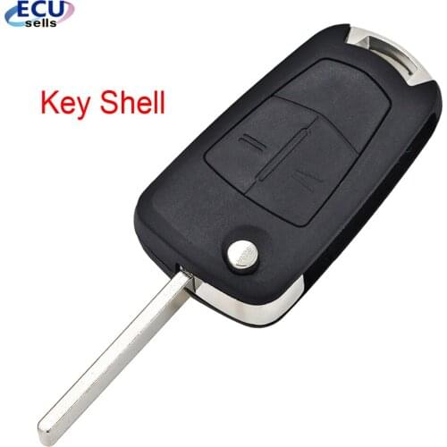 2 Button Flip Remote Folding Car Key Fob Case For Opel Vauxhall Corsa D Astra J G Zafira ''A Vectra B Mokka G Insignia
