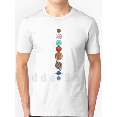 Planets Colour T Shirt Cotton Men Diy Print Cool Tee Planets Colour Planets Colour Geeleebee Triangular Paradise Venus Earth