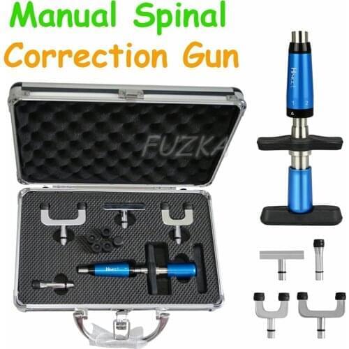 Chiropractic Gun Adjusting Therapy Spine Correction Health Care 4 Function Head Massage Manual Tool