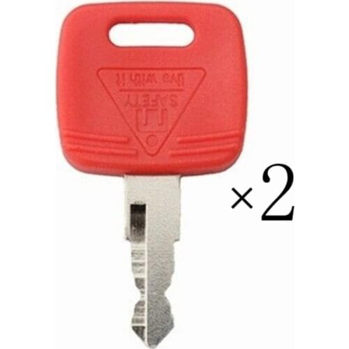 2pc key For John Deere 7000 & 8000 Series Tractors 110 TLB,3120, 3203, 3320, 3520, 3720 Equipment Ignition Key Set #RE183935