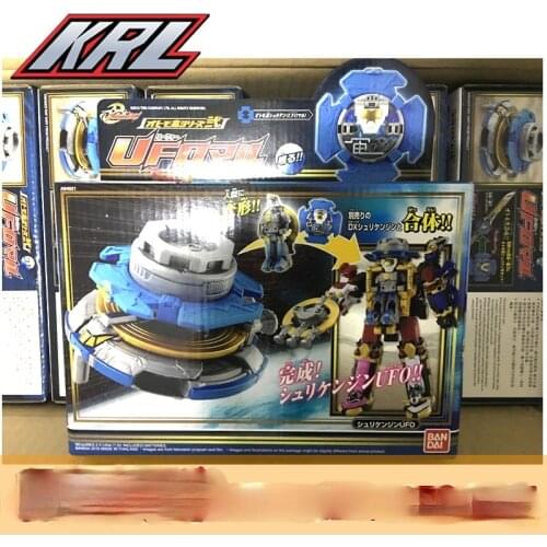 Bandai DX Shuriken Sentai Ninninger Doll Robot Model Toy Collection Cartoon Assembed Ninjas Super Sentai Toy for Fans Gift