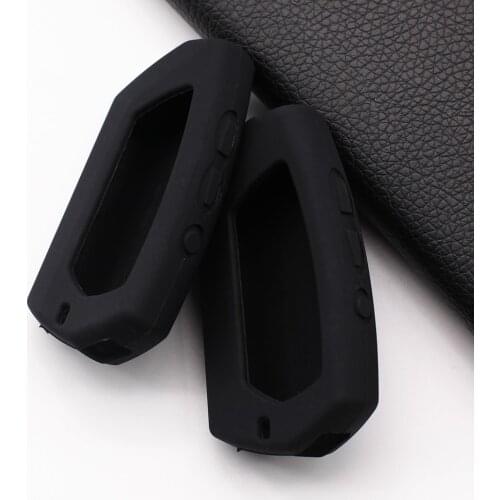 New Styles Silicone Key Case Cover for Pandora DX-90BT DX-91Lora Russian Version DXL4950 Two Way Remote Silica Gel Shell