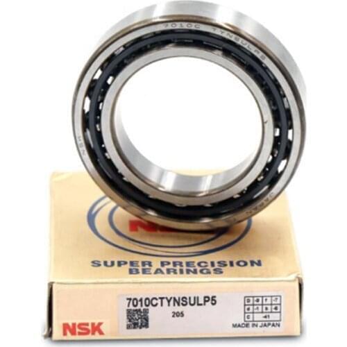 NSK Brand 1Pcs 7010 7010C 2RZ P4 DT 50x80x16 50x80x32 Sealed Angular Contact Bearings Speed Spindle Bearings CNC ABEC-7