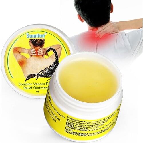 Scorpion Venom Analgesic Ointment Arthritis Back Muscle Strain Joint Rheumatism Pain Relief Body Massage Plaster Healthy Care