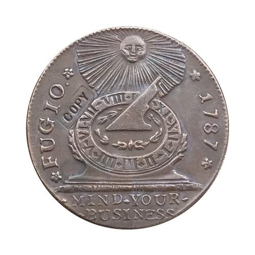 Wholesale 1787 Fugio Large Cent Coins Copy 100% coper manufacturing