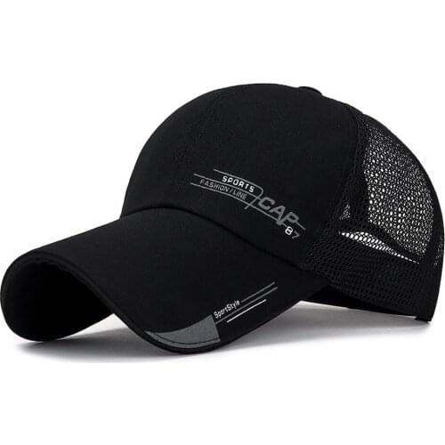 Cap#p30 Hat, Letter Outdoor Sunscreen Fashion Mesh Breathable Big Adjustable Sports Printing Brim Neutral Baseball Cap, Baseball