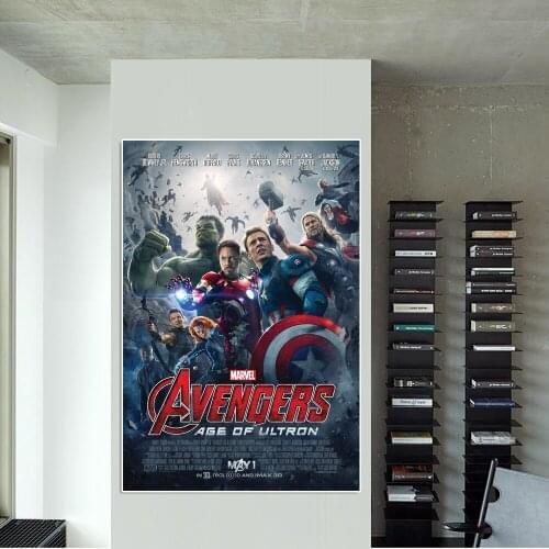 Marvel Avengers Age of Ultron Movie Canvas Painting Captain America Posters and Prints Wall Pictures for Kids Living Room Decor