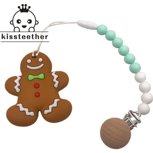 Silicone Bear teething toy Baby Teether 3 Months Teether animal Teether beads Baby Gift Non-Toxic & BPA-Free Food Grad Silicone