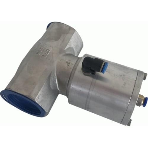 High quality two position way stainless steel fluid pneumatic control valve for spare parts of leather vacuum machine