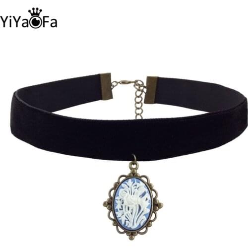 YiYaoFa Choker Necklace & Pendant Vintage Women Accessories Gothic Jewelry Statement Collar Necklace Girl Party Jewelry DD-20