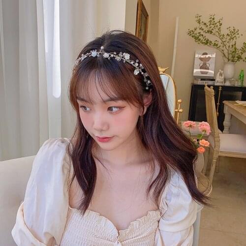 Korean version of retro pearl headband female Korean wild forest headband wash your face and go out headdress hair accessories
