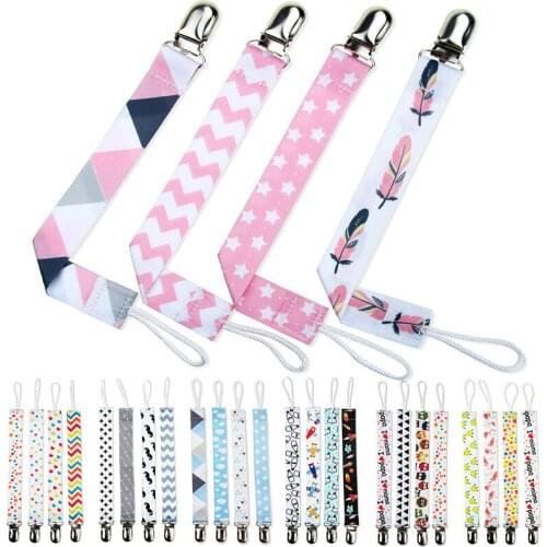 4Pcs/Set Baby Dummy Pacifier Clips Holder Clip Nursing Teether Dummy Clip Nipple Holder For Nipples Pacifier Clip Soother Holder