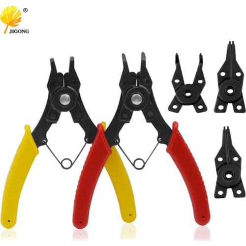 4 IN 1 Multifunctional Snap Ring Pliers Multi Tools Multi Crimp Tool Internal External Ring Remover Retaining Circlip Pliers