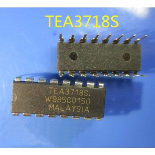 5pcs/lot TEA3718S TEA3718DP TEA3718 DIP-16 In Stock
