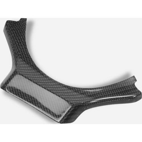 Car Accessories For Lexus IS 2013 On Carbon Fiber Steering Wheel Cover Glossy Finish Inner Trim Fibre Interior Drift Body Kit