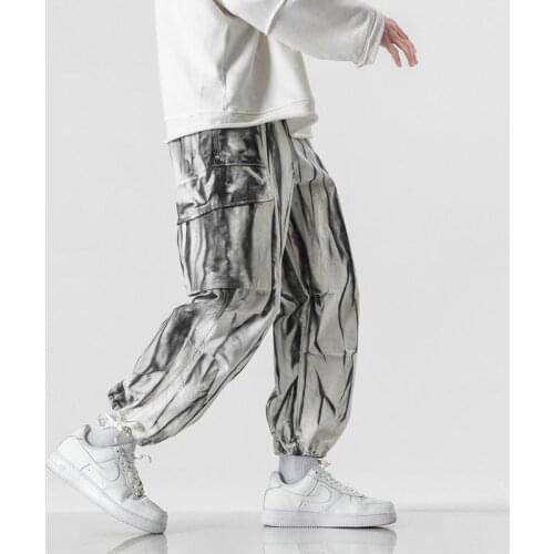 Streetwear Mens Cargo Pants Japanese Style Jogger Sweatpants Man 2021 Loose Multi Pocket Hip Hop Fashion Casual Male Trousers