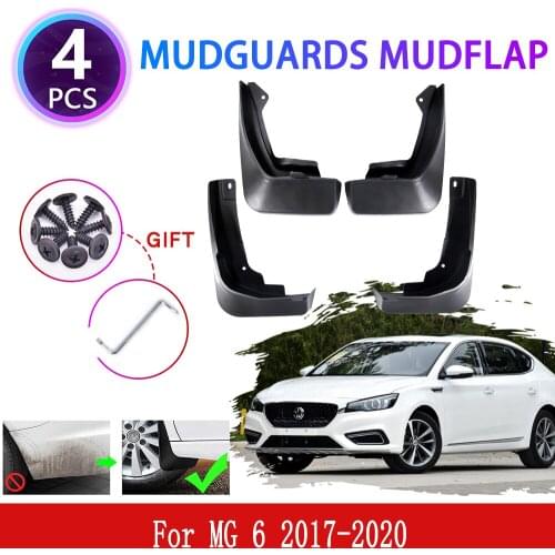 4x for MG 6 MG6 2017 2018 2019 2020 Mudguards Mudflaps Fender Mud Flap Splash Mud Guards Protect Wheel Anti-soil Car Accessories