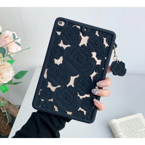 Case For iPad Pro 11 2020 Air 4 10.9 / Mini 5 4 / Air 3 Hollow carved Silicon Cover For iPad 9.7 2017 2018 7th 8th 10.2 Funda