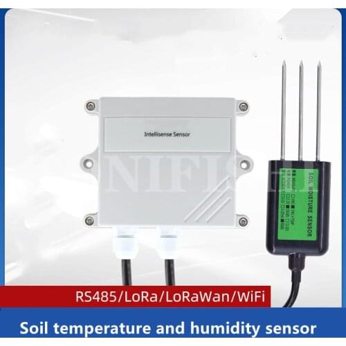 Soil temperature and humidity sensor Soil temperature and humidity transmitter Agricultural greenhouse greenhouse soil monitorin